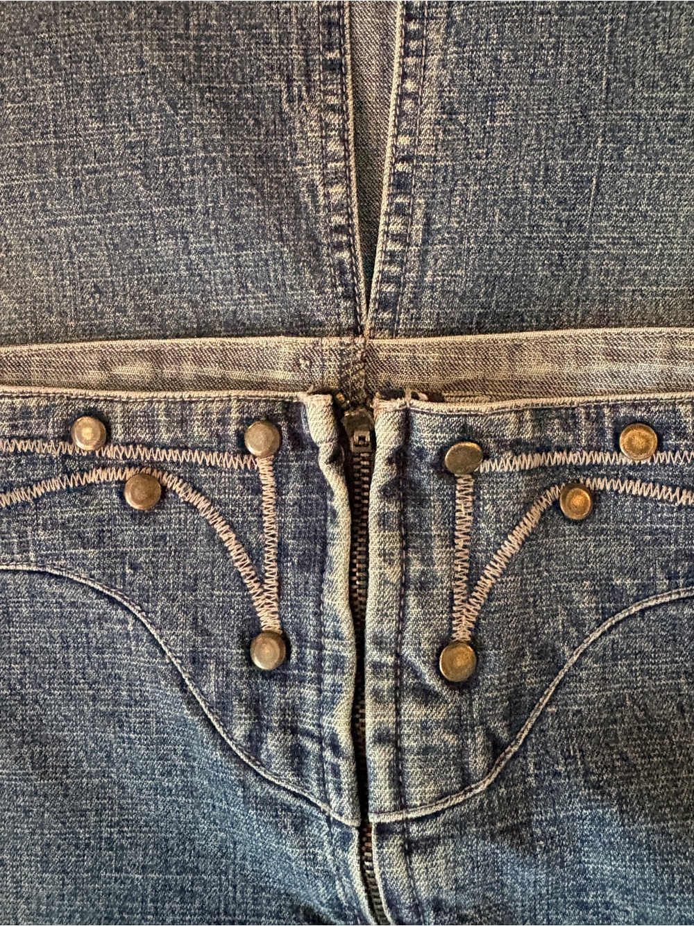 Vintage Request Studded Denim Skirt | Y2K | Western Wear | Size 11 - Picture 5 of 5